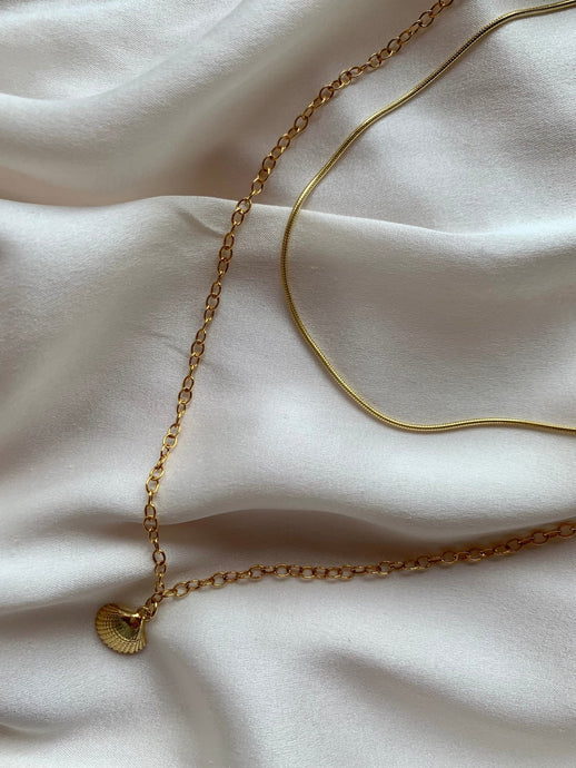 Snake Gold Plated Necklace - Jeleja