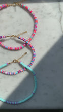 Load and play video in Gallery viewer, Turquoise &amp; Lilac Necklace
