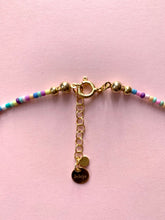 Load image into Gallery viewer, Necklace - Choker With Multicolor Pastel Beads
