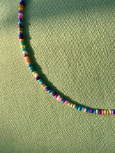 Load image into Gallery viewer, Necklace - Choker With Multicolor Pastel Beads
