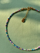 Load image into Gallery viewer, Necklace - Choker With Multicolor Pastel Beads
