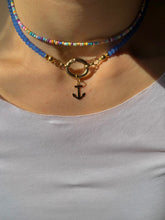 Load image into Gallery viewer, Necklace - Choker With Multicolor Pastel Beads
