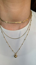 Load image into Gallery viewer, Gold Plated Mini Discs Necklace - Choker
